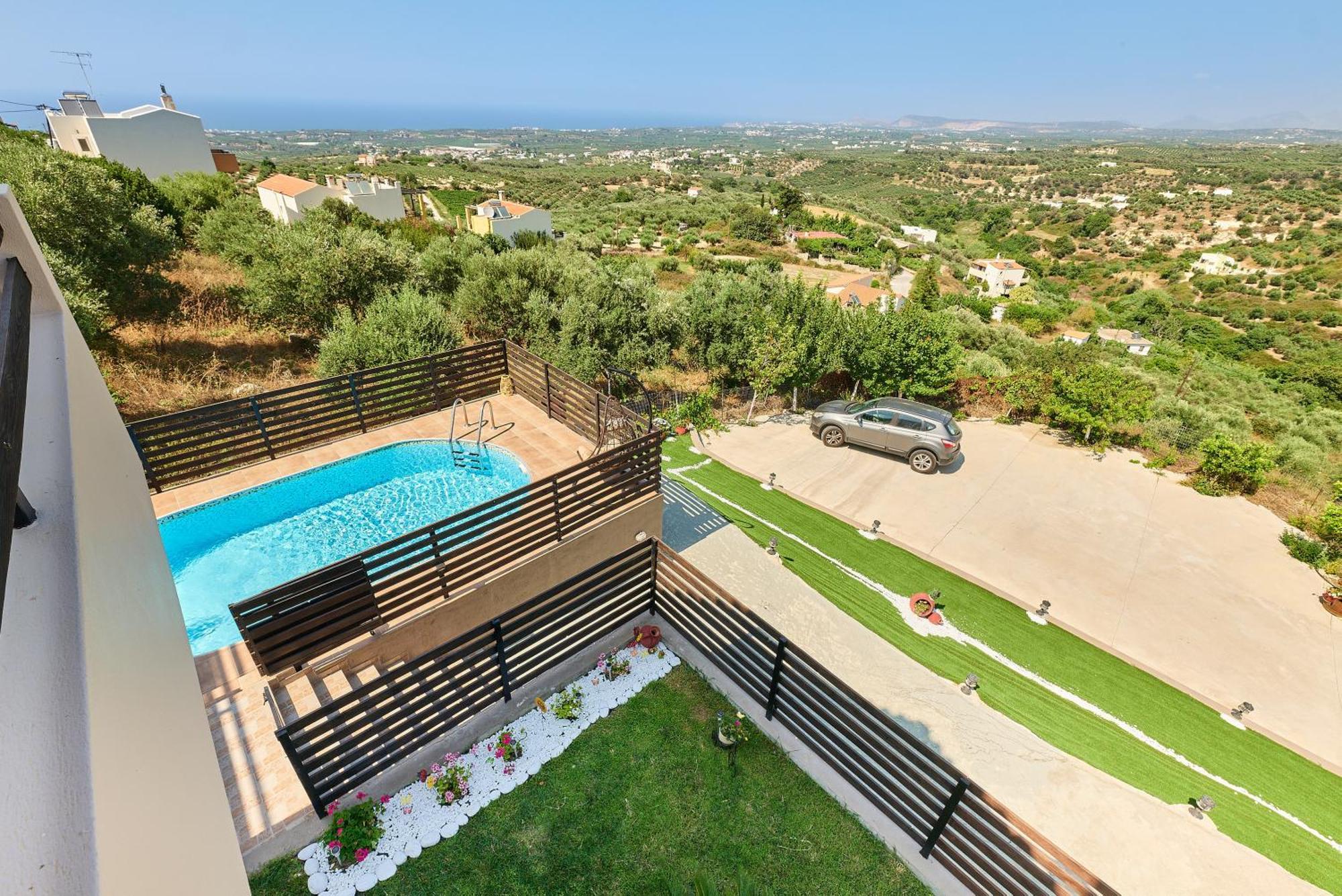 Exclusive Villa - Amazing View & Private Pool Agia Triada Exterior foto