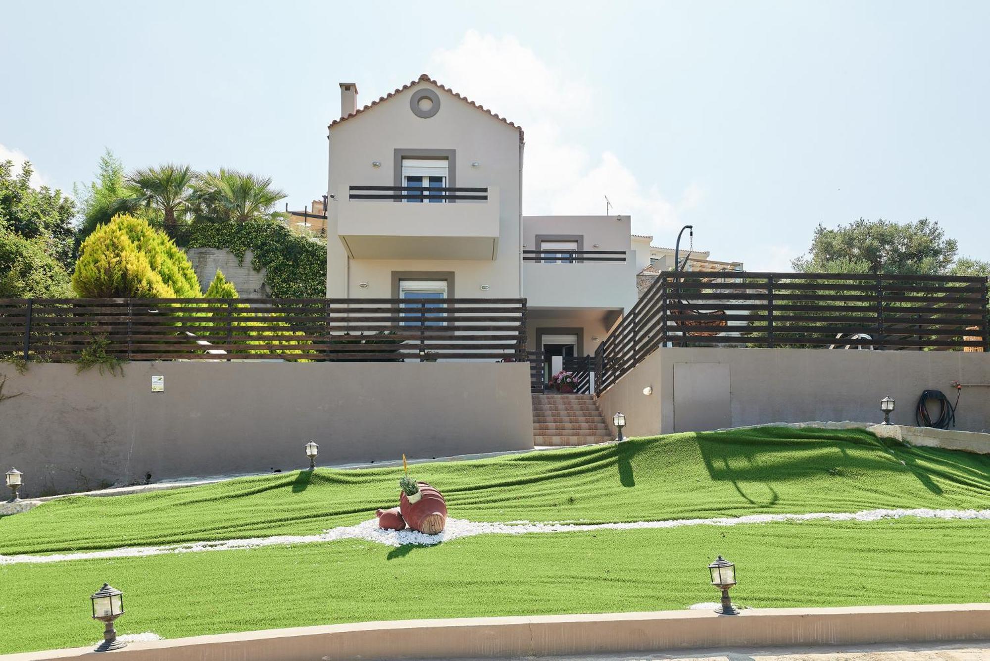Exclusive Villa - Amazing View & Private Pool Agia Triada Exterior foto