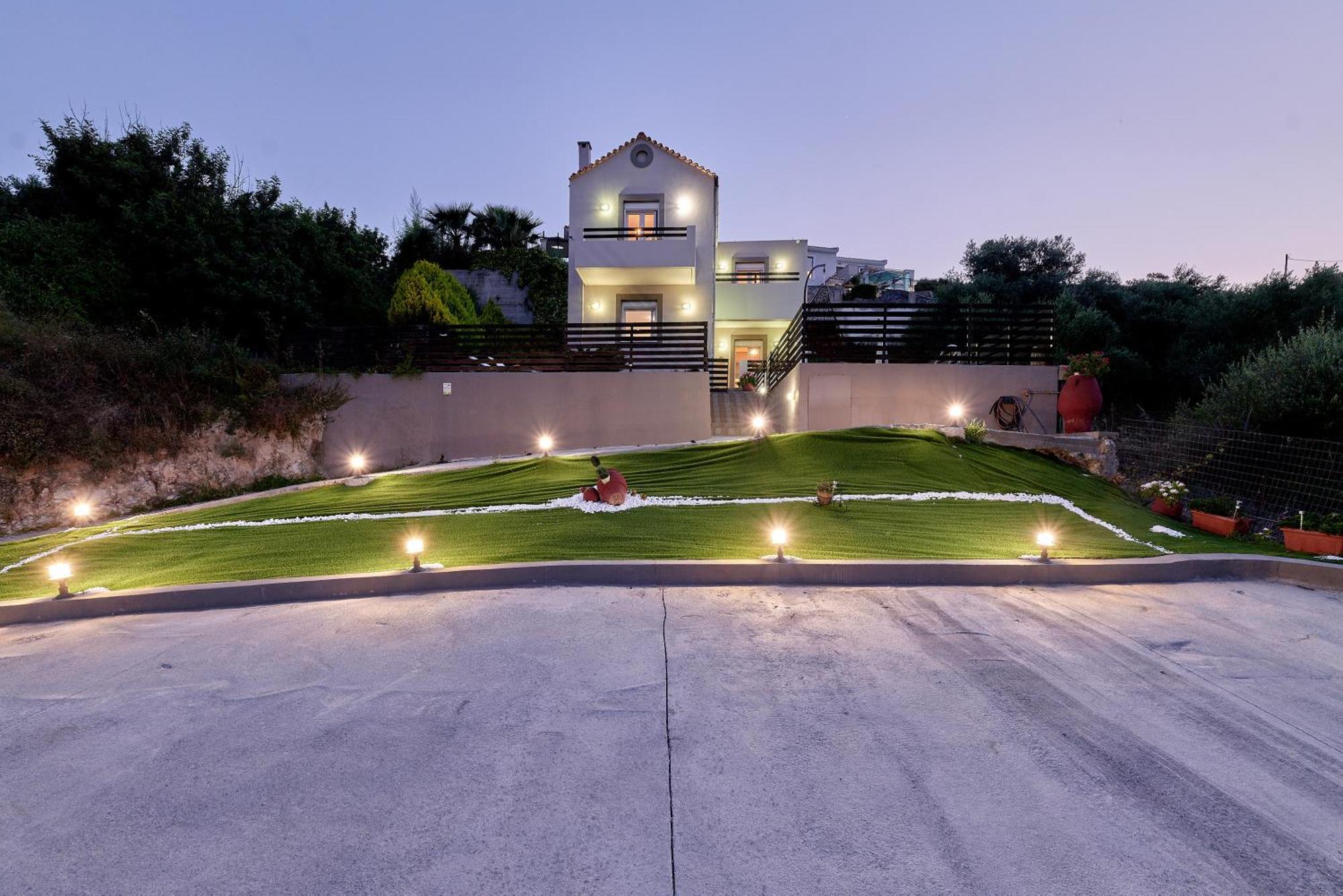 Exclusive Villa - Amazing View & Private Pool Agia Triada Exterior foto