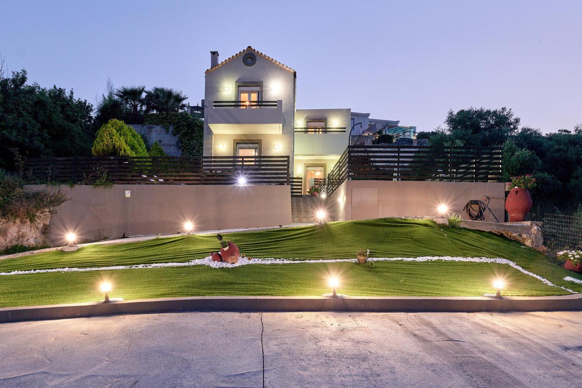 Exclusive Villa - Amazing View & Private Pool Agia Triada Exterior foto