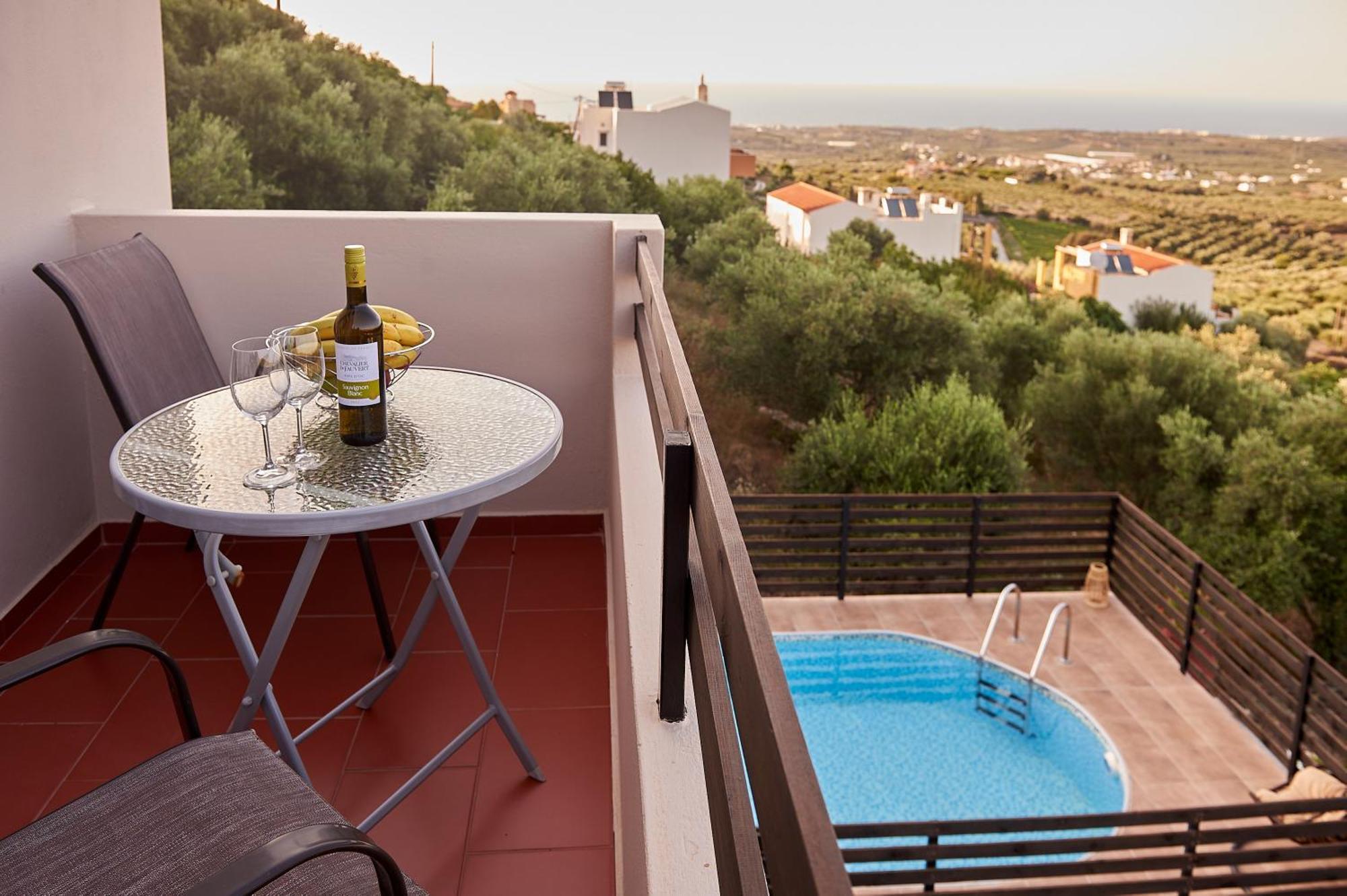 Exclusive Villa - Amazing View & Private Pool Agia Triada Exterior foto