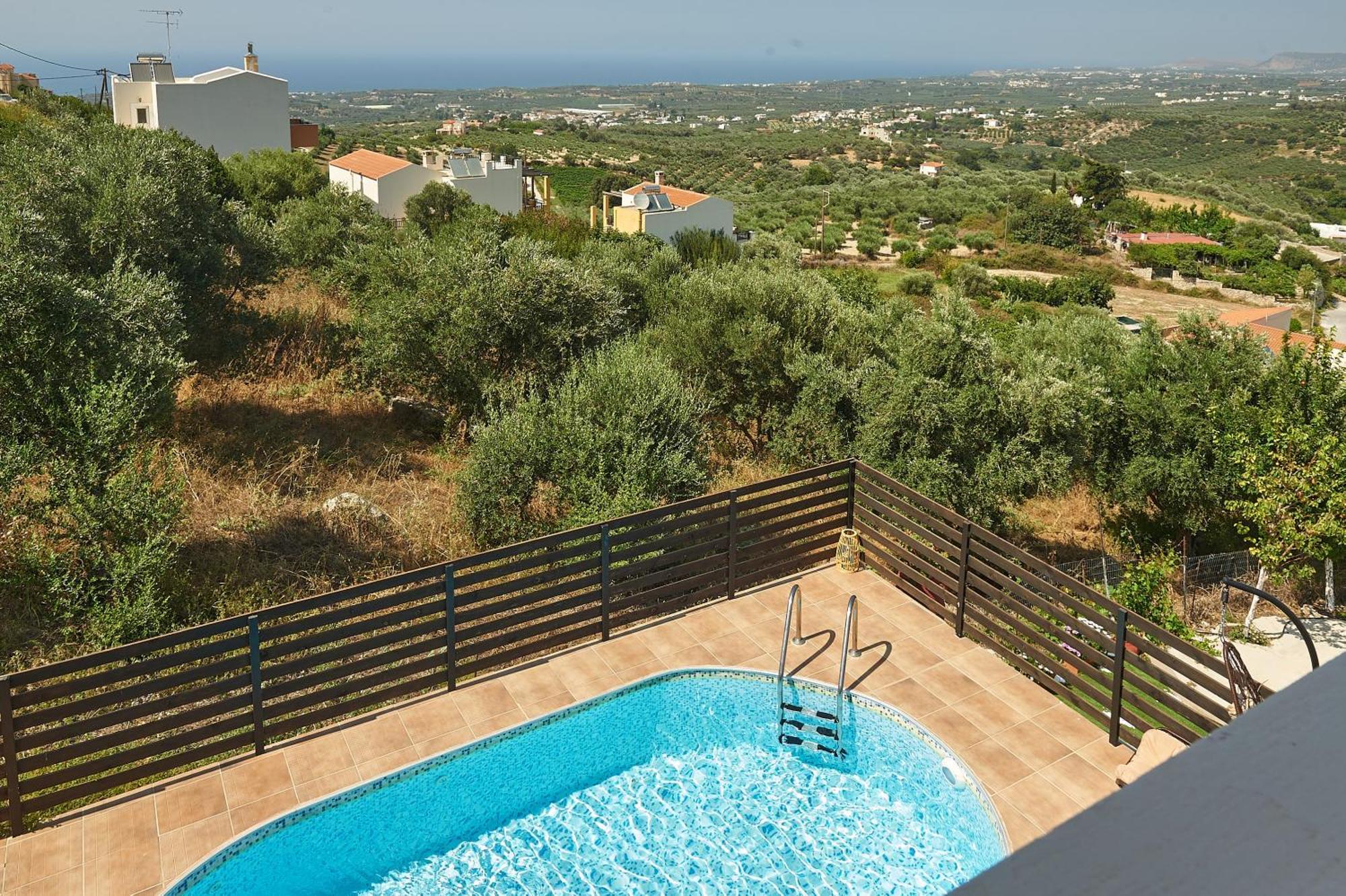 Exclusive Villa - Amazing View & Private Pool Agia Triada Exterior foto