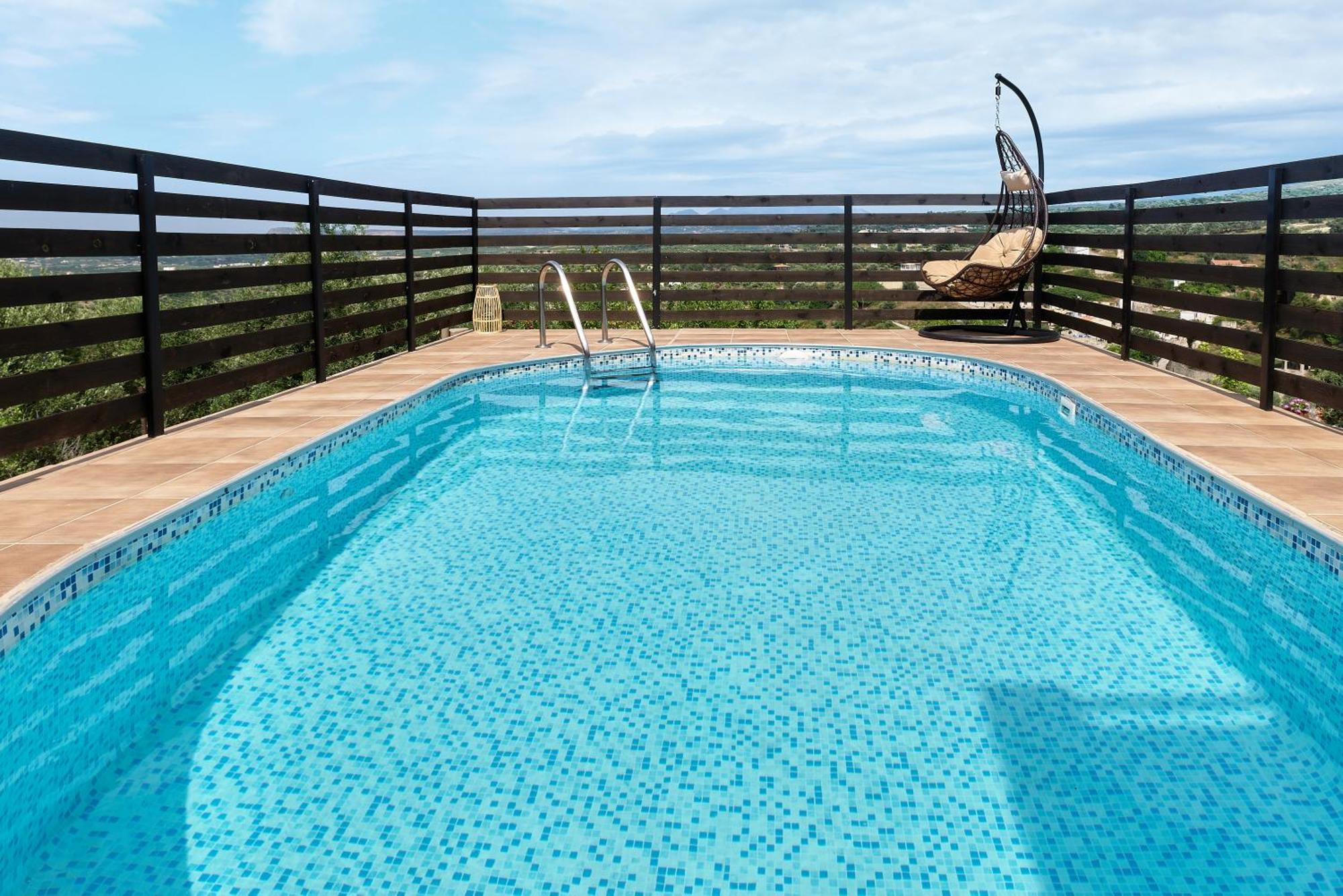 Exclusive Villa - Amazing View & Private Pool Agia Triada Exterior foto
