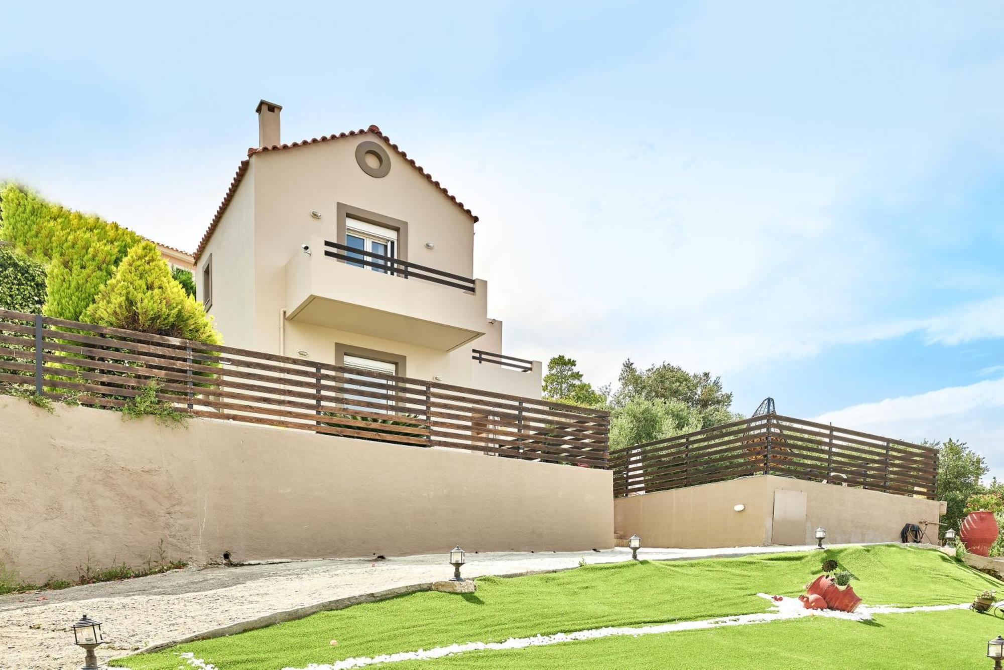 Exclusive Villa - Amazing View & Private Pool Agia Triada Exterior foto